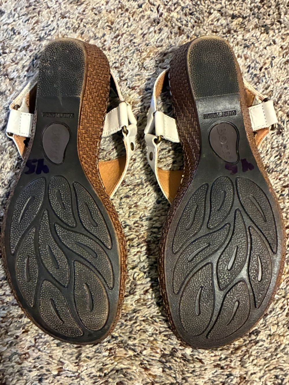 Born Cream Sandals - Picture 2 of 3